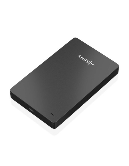 AISENS Caja Externa 2.5″ 9.5mm SATA a USB-C USB3.1 Gen1, Negra AISENS Caja Externa 2.5″ 9.5mm SATA a USB-C USB3.1 Gen1, Negra