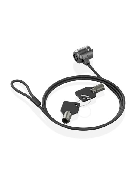 AISENS Cable de seguridad con cerradura de llave para ordenador, monitor, portátil 1.5m AISENS Cable de seguridad con cerradura de llave para ordenador, monitor, portátil 1.5m