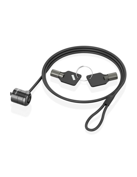 AISENS Cable de seguridad con cerradura de llave para ordenador, monitor, portátil 1.5m AISENS Cable de seguridad con cerradura de llave para ordenador, monitor, portátil 1.5m
