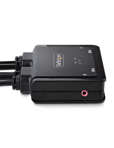 StarTech.com C2-D46-UAC-CBL-KVM interruptor KVM Negro
