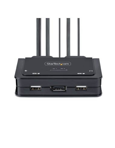 StarTech.com C2-D46-UC2-CBL-KVM interruptor KVM Negro