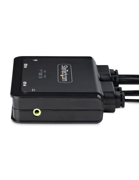 StarTech.com C2-D46-UC2-CBL-KVM interruptor KVM Negro
