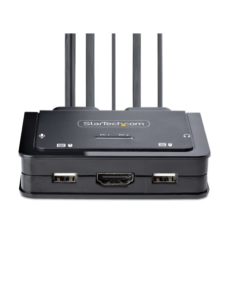 StarTech.com C2-H46-UAC-CBL-KVM interruptor KVM Negro StarTech.com C2-H46-UAC-CBL-KVM interruptor KVM Negro