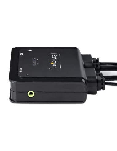 StarTech.com C2-H46-UAC-CBL-KVM interruptor KVM Negro
