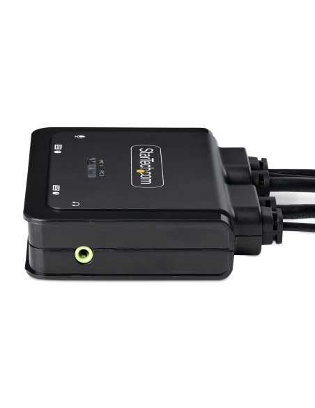 StarTech.com C2-H46-UAC-CBL-KVM interruptor KVM Negro StarTech.com C2-H46-UAC-CBL-KVM interruptor KVM Negro