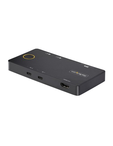 StarTech.com C2-H46-UC2-PD-KVM interruptor KVM Negro