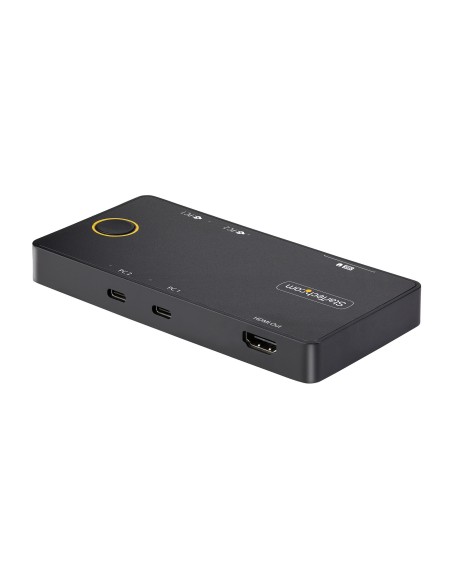 StarTech.com C2-H46-UC2-PD-KVM interruptor KVM Negro StarTech.com C2-H46-UC2-PD-KVM interruptor KVM Negro