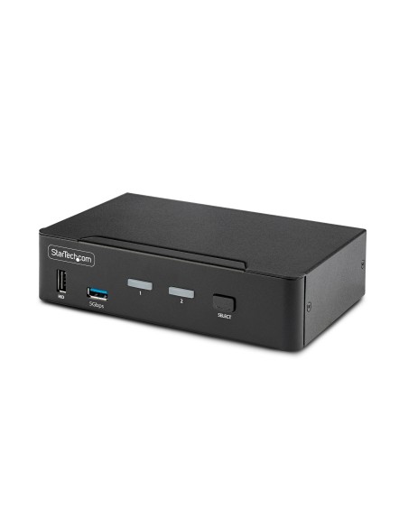 StarTech.com Switch Conmutador KVM DisplayPort de 2 Puertos - 8K60 4K144 - para Un Monitor - DP 1.4 - 2x USB 3.0 - 4x USB 2.0 StarTech.com Switch Conmutador KVM DisplayPort de 2 Puertos - 8K60 4K144 - para Un Monitor - DP 1.4 - 2x USB 3.0 - 4x USB 2.0