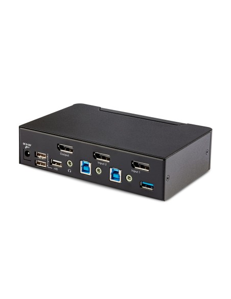 StarTech.com Switch Conmutador KVM DisplayPort de 2 Puertos - 8K60 4K144 - para Un Monitor - DP 1.4 - 2x USB 3.0 - 4x USB 2.0 StarTech.com Switch Conmutador KVM DisplayPort de 2 Puertos - 8K60 4K144 - para Un Monitor - DP 1.4 - 2x USB 3.0 - 4x USB 2.0