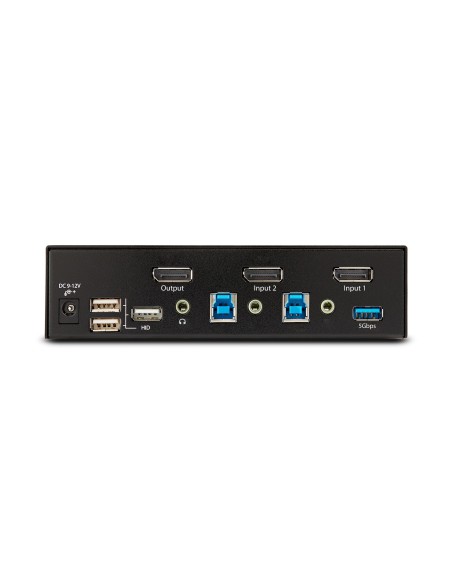 StarTech.com Switch Conmutador KVM DisplayPort de 2 Puertos - 8K60 4K144 - para Un Monitor - DP 1.4 - 2x USB 3.0 - 4x USB 2.0 StarTech.com Switch Conmutador KVM DisplayPort de 2 Puertos - 8K60 4K144 - para Un Monitor - DP 1.4 - 2x USB 3.0 - 4x USB 2.0