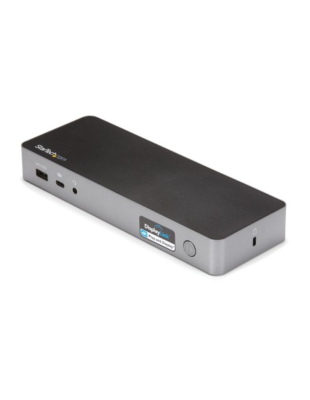 StarTech.com Docking Station Universal para Portátil - Replicador de Puertos Híbrido USB-C -A - 2x HDMI y DP 4K - PD 60W - Mac StarTech.com Docking Station Universal para Portátil - Replicador de Puertos Híbrido USB-C -A - 2x HDMI y DP 4K - PD 60W - Mac