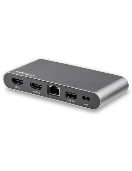 StarTech.com Docking Station USB C para 2 Monitores HDMI 4K - Entrega de Potencia de 100W Passthrough - GbE, Concentrador de 2 StarTech.com Docking Station USB C para 2 Monitores HDMI 4K - Entrega de Potencia de 100W Passthrough - GbE, Concentrador de 2