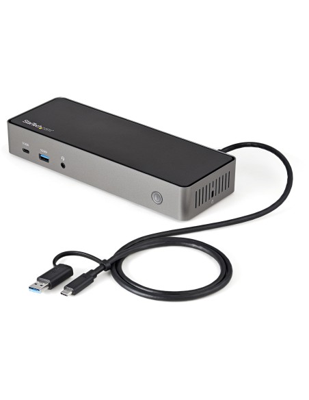 StarTech.com Docking Station USB-C y USB-A 10Gb - Replicador de Puertos Híbrido Universal para 3 Monitores DisplayPort y HDMI StarTech.com Docking Station USB-C y USB-A 10Gb - Replicador de Puertos Híbrido Universal para 3 Monitores DisplayPort y HDMI