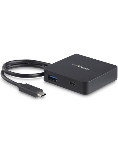 StarTech.com Adaptador Multipuertos USB C - Mini Dock Portátil USB-C 4K HDMI - Gigabit Ethernet - Hub USB 3.0 (1x USB-A 1x