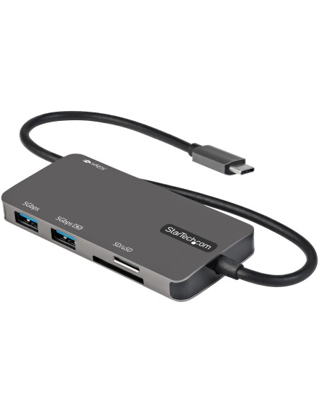 StarTech.com Adaptador Multipuertos USB C - USB C a HDMI de 4K - 100W de Entrega de Alimentación PD - SD - MicroSD - Hub Ladrón StarTech.com Adaptador Multipuertos USB C - USB C a HDMI de 4K - 100W de Entrega de Alimentación PD - SD - MicroSD - Hub Ladrón