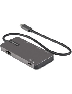 StarTech.com Adaptador Multipuertos USB C - USB C a HDMI de 4K - 100W de Entrega de Alimentación PD - SD - MicroSD - Hub Ladrón 2