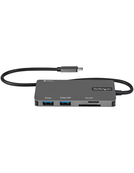 StarTech.com Adaptador Multipuertos USB C - USB C a HDMI de 4K - 100W de Entrega de Alimentación PD - SD - MicroSD - Hub Ladrón StarTech.com Adaptador Multipuertos USB C - USB C a HDMI de 4K - 100W de Entrega de Alimentación PD - SD - MicroSD - Hub Ladrón