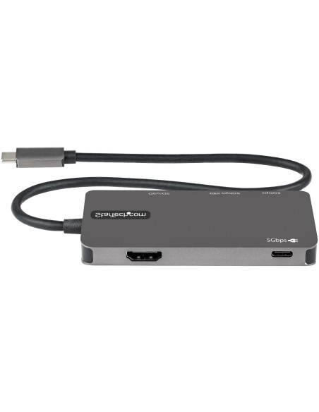 StarTech.com Adaptador Multipuertos USB C - USB C a HDMI de 4K - 100W de Entrega de Alimentación PD - SD - MicroSD - Hub Ladrón StarTech.com Adaptador Multipuertos USB C - USB C a HDMI de 4K - 100W de Entrega de Alimentación PD - SD - MicroSD - Hub Ladrón