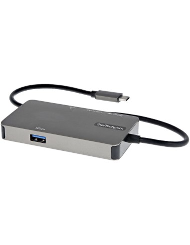 StarTech.com Adaptador Multipuertos USB-C - Docking Station USB Tipo C a HDMI 4K30 o VGA 1080p - Replicador de Puertos USBC PD