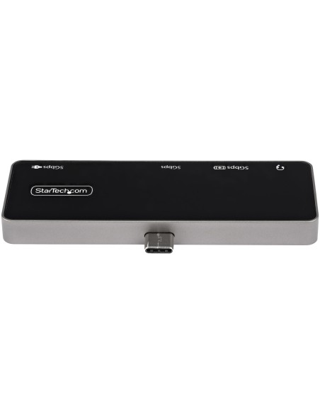 StarTech.com Adaptador Multipuertos USB C a HDMI 2.0 de 4K 60Hz - Entrega de Alimentación PD de 100W Pass Through - Hub USB 3.0