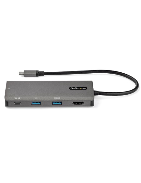 StarTech.com Adaptador Multipuertos USB C - Mini Docking Station USB Tipo C con HDMI de 4K 30Hz - con PD de 100W - con Hub StarTech.com Adaptador Multipuertos USB C - Mini Docking Station USB Tipo C con HDMI de 4K 30Hz - con PD de 100W - con Hub