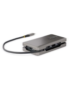 StarTech.com Adaptador Multipuertos USB-C - HDMI 4K a 60Hz VGA - Hub Ladrón USB de 3 Puertos - Power Delivery de Paso de 100W - 2