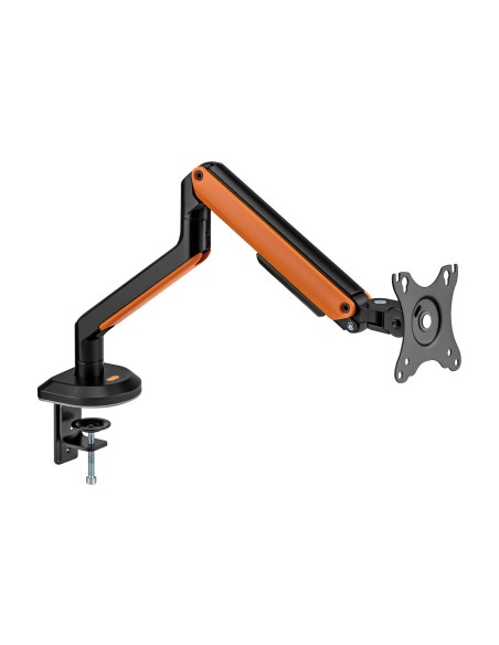 AISENS Soporte de Mesa RGB Gaming contrapeso giratorio e inclinable para Monitor TV 9Kg (3 Pivotes, 1 Brazo) de 17-32,