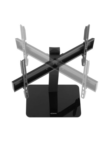 AISENS Soporte de Mesa ECO Giratorio para Monitor TV 40Kg de 37-70, Negro