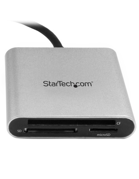 StarTech.com Lector Grabador USB 3.0 de Tarjetas de Memoria SD, Micro SD, CompactFlash - Adaptador USB-C a Tarjetas Flash StarTech.com Lector Grabador USB 3.0 de Tarjetas de Memoria SD, Micro SD, CompactFlash - Adaptador USB-C a Tarjetas Flash
