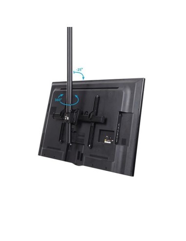StarTech.com Soporte de Techo para TV - Soporte Universal de Cielo Raso para TV de Movimiento Total con Mástil Telescópico
