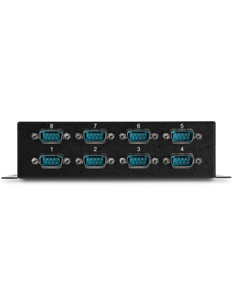 StarTech.com Adaptador Hub Concentrador USB a 8 Puertos Serie RS232 Industrial Montaje en Pared Riel DIN StarTech.com Adaptador Hub Concentrador USB a 8 Puertos Serie RS232 Industrial Montaje en Pared Riel DIN