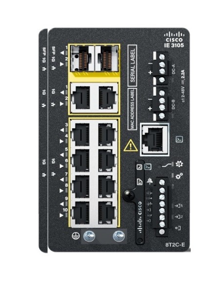 Cisco Catalyst IE3105 Gestionado L2 Gigabit Ethernet (10 100 1000) Negro