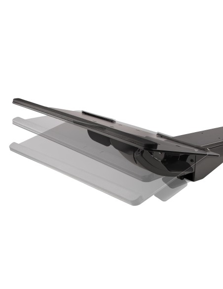 StarTech.com Bandeja para Teclado y Ratón para Debajo del Escritorio - de 30cm x 78cm - de Altura Ajustable - Soporte