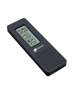 Leotec CAJA EXTERNA PARA DISCOS M.2 NVME CON PANEL LCD 2