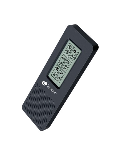 Leotec CAJA EXTERNA PARA DISCOS M.2 NVME CON PANEL LCD