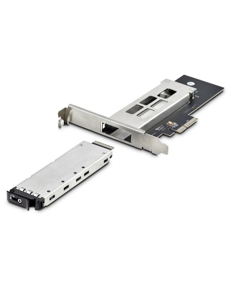 StarTech.com Tarjeta PCIe x4 a SSD NVMe M.2 - Rack Móvil Backplane con Bandeja Removible Hot Swap Intercambiable en Caliente - StarTech.com Tarjeta PCIe x4 a SSD NVMe M.2 - Rack Móvil Backplane con Bandeja Removible Hot Swap Intercambiable en Caliente -