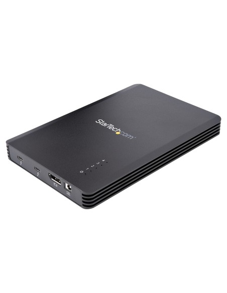 StarTech.com Caja Thunderbolt 3 de 4 Bahías NVMe M.2 para SSD, con 1 Puerto de Vídeo DisplayPort y 2 Thunderbolt 3, 40gbps, con StarTech.com Caja Thunderbolt 3 de 4 Bahías NVMe M.2 para SSD, con 1 Puerto de Vídeo DisplayPort y 2 Thunderbolt 3, 40gbps, con