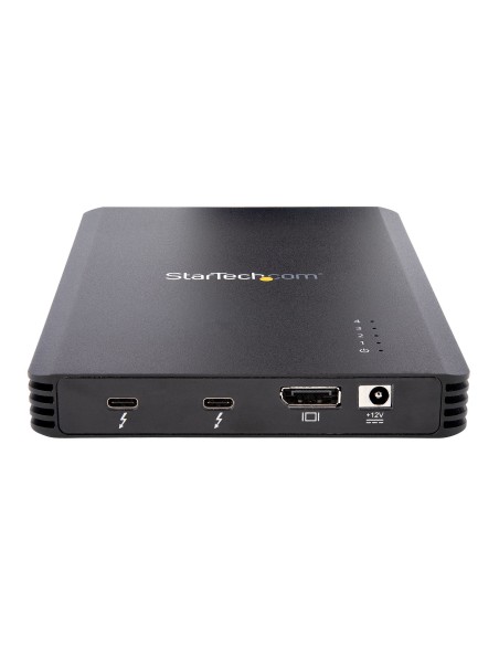 StarTech.com Caja Thunderbolt 3 de 4 Bahías NVMe M.2 para SSD, con 1 Puerto de Vídeo DisplayPort y 2 Thunderbolt 3, 40gbps, con StarTech.com Caja Thunderbolt 3 de 4 Bahías NVMe M.2 para SSD, con 1 Puerto de Vídeo DisplayPort y 2 Thunderbolt 3, 40gbps, con