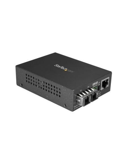 StarTech.com MCMGBSCSM10 convertidor de medio 1000 Mbit s 1310 nm Monomodo Negro StarTech.com MCMGBSCSM10 convertidor de medio 1000 Mbit s 1310 nm Monomodo Negro