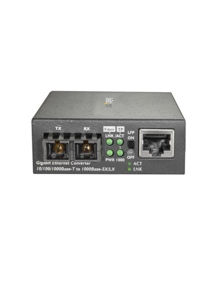 StarTech.com MCMGBSCSM10 convertidor de medio 1000 Mbit s 1310 nm Monomodo Negro
