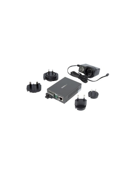 StarTech.com MCMGBSCSM10 convertidor de medio 1000 Mbit s 1310 nm Monomodo Negro StarTech.com MCMGBSCSM10 convertidor de medio 1000 Mbit s 1310 nm Monomodo Negro