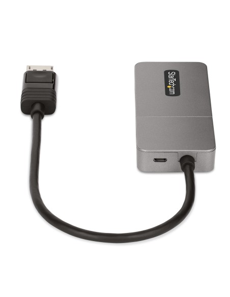 StarTech.com Hub MST de 3 Puertos - Multiplicador Divisor DisplayPort a 3 Puertos HDMI 4K60Hz - Adaptador Gráfico DP 1.4