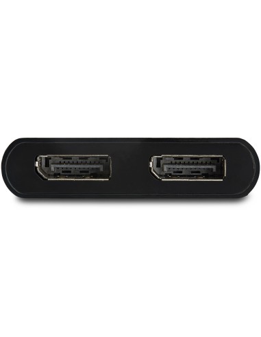 StarTech.com Hub MST de 2 Puertos DisplayPort 1.2 - Divisor Splitter DP de 2 Monitores - Adaptador DP a 2x DisplayPort 4K 30Hz