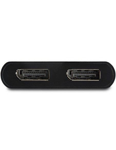 StarTech.com Hub MST de 2 Puertos DisplayPort 1.2 - Divisor Splitter DP de 2 Monitores - Adaptador DP a 2x DisplayPort 4K 30Hz
