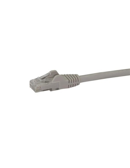 StarTech.com Cable de 1m Gris de Red Gigabit Cat6 Ethernet RJ45 sin Enganche - Snagless