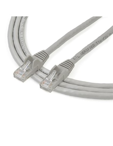 StarTech.com Cable de 2m Gris de Red Gigabit Cat6 Ethernet RJ45 sin Enganche - Snagless