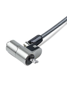 StarTech.com NANOK-LAPTOP-LOCK cable antirrobo Negro, Plata 2 m 2