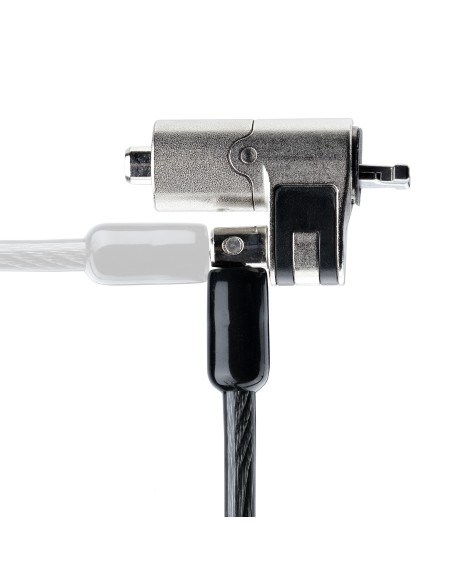 StarTech.com NANOK-LAPTOP-LOCK cable antirrobo Negro, Plata 2 m StarTech.com NANOK-LAPTOP-LOCK cable antirrobo Negro, Plata 2 m