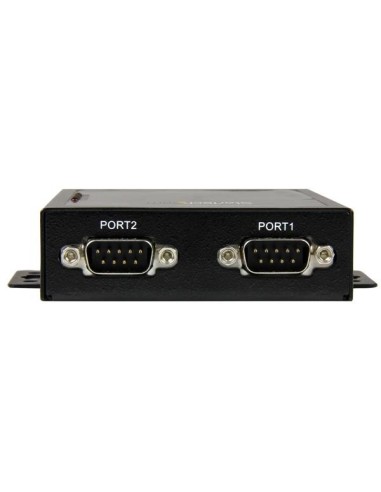 StarTech.com Servidor de Dispositivos Serie a IP de 2 Puertos RS232 - De Metal