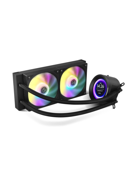 NOX X-240 LCD Procesador Refrigerador de aire 12 cm Negro 1 pieza(s)